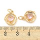 Rack Plating Brass Micro Pave Cubic Zirconia Charms(KK-F089-04G)-3