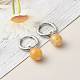 Natürliche Topas-Jade-Perlen-Ohrringe für Mädchen-Frauen-Geschenk(EJEW-JE04607-04)-4