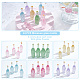 Olycraft 24Pcs 6 Colors Dummy Bottle Transparent Resin Cabochon(RESI-OC0001-58)-3
