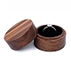 Round Wood Ring Storage Boxes(PW-WG32375-14)-1