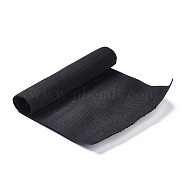 Flat Elastic Rubber Band, Webbing Garment Sewing Accessories, Black, 5-7/8 inch(150mm)(SRIB-XCP0001-08)