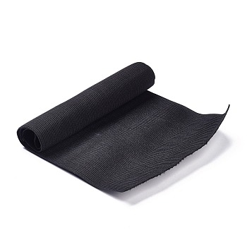 Flat Elastic Rubber Band, Webbing Garment Sewing Accessories, Black, 5-7/8 inch(150mm)