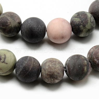 Natural Ocean Jasper Bead Strands(G-Q462-71-10mm)-2