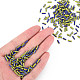 Opaque Colours Two Tone Seed Glass Bugle Beads(SEED-T006-02B-03)-6
