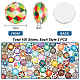 PandaHall Elite 1 Bag Printed Glass Cabochons(GGLA-PH0001-49)-2