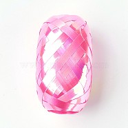 Single Face Laser Balloons Ribbon, Curling Ribbon, for Party Decoration, Flamingo, 3/16 inch(5mm), about 10m/roll, 6rolls/bag(SRIB-WH0003-D03)