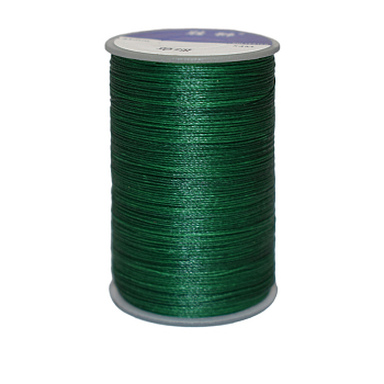 Waxed Polyester Cord, 6-Ply, Dark Green, 0.55mm, about 38.27 yards(35m)/roll