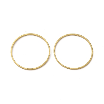 Brass Linking Rings, Golden, Ring, 24x0.9mm, Inner Diameter: 22mm