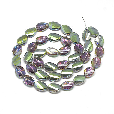 Electroplate Glass Beads Strands(EGLA-S161-M)-2