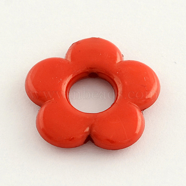 Opaque Acrylic Flower Bead Frames(SACR-Q099-M67)-2