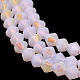 perles de verre imitation jade plaquent brins(X-GLAA-F029-J4mm-D02)-3
