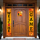 Polyester Hanging Sign for Home Office Front Door Porch Decorations(HJEW-WH0023-032)-4