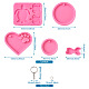 kits de moules en silicone porte-clés diy(DIY-TA0008-64)-7