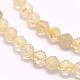 Natural Gold Rutilated Quartz Beads Strands(G-F509-42-2mm)-3