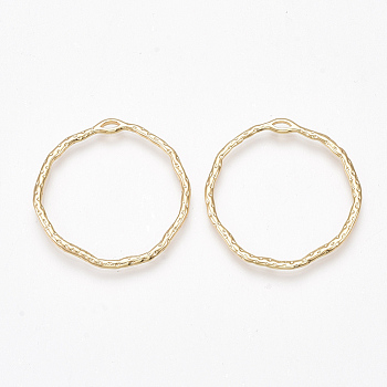 Brass Open Back Bezel Pendants, For DIY UV Resin, Epoxy Resin, Pressed Flower Jewelry, Ring, Nickel Free, Real 18K Gold Plated, 37.5x39x1.5mm, Hole: 1.5x3mm