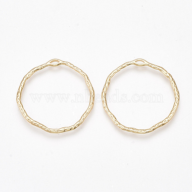 Real Gold Plated Ring Brass Pendants