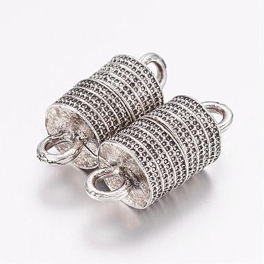 Tibetan Style Alloy Magnetic Clasps with Loops(PALLOY-F185-03)-2