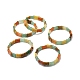 Natural Aventurine Rectangle Beaded Stretch Bracelet for Women(BJEW-E379-05A)-1