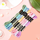 8 Skeins 8 Colors Polyester Sewing Thread(OCOR-WH20074-09A)-3