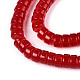 透明なガラスビーズストランド(GLAA-N028-3x6mm-02)-3
