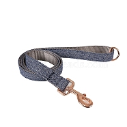 Nylon Strong Dog Leash, with Comfortable Padded Handle, Iron Clasp, for Small Medium and Large Dogs, Pet Supplies, Midnight Blue, 1250x20mm(PW-WG25675-18)