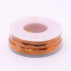 Aluminum Wire, with Spool, Orange, 15 Gauge, 1.5mm, 10m/roll(AW-G001-1.5mm-17)