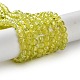 Chapelets de perles en verre craquelé peints à la bombe(CCG-Q001-4mm-04)-5