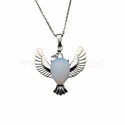 Peace Dove Water Droplet Crystal Necklace Pendant Fashion Ornament Simple Pendant(VL5109-7)