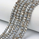 Electroplate Opaque Solid Color Glass Beads Strands(EGLA-A034-P4mm-K03)-1