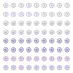 200Pcs 4 Colors Electroplate Glass Beads, Round, Faceted(96 Faceted), Mixed Color, 4mm, Hole: 1mm, 50pcs/color(EGLA-TA0013-64)