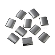 Synthetic Non-magnetic Hematite Cabochons, Rectangle, 18x15x3mm(G-K348-01G)