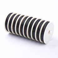 Tiger Tail Wire, Nylon-coated Stainless Steel, Black, 18 Gauge, 1.0mm, about 32.8 Feet(10m)/roll(L1.0MM20)