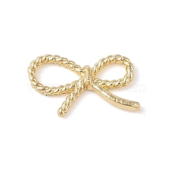 Alloy Pendants, Bowknot, Light Gold, 9x14x2mm(FIND-U001-01LG-03)