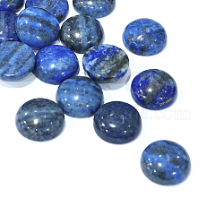 Dyed Natural Lapis Lazuli Gemstone Dome/Half Round Cabochons, 20x7mm(X-G-J330-06-20mm)