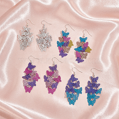 4 Pairs 4 Colors Brass Butterfly Dangle Earrings(EJEW-AN0003-80)-7