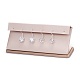 Wooden Covered with PU Leather Earring Stands(EDIS-F004-01B)-1