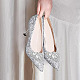 4Pcs 2 Style Alloy Glass Shoe Decorations(DIY-CP0008-53)-5