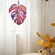 Monstera Leaf Acrylic Pendant Decorations(HJEW-WH0043-33A)-7