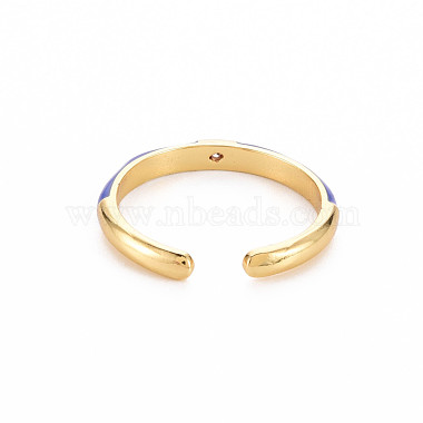 Brass Enamel Cuff Rings(RJEW-T016-24D-NF)-2