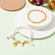 2pcs 2 ensemble de bracelets extensibles en perles de verre et de perles sur le thème de Pâques(BJEW-TA00303-02)-4