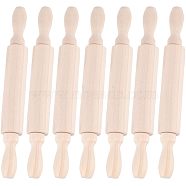 14Pcs 2 Style Wooden Rolling Pin, for Baking Embossed Cookies, Kitchen Tool, Navajo White, 200x25mm, 4pcs(AJEW-OC0002-68)