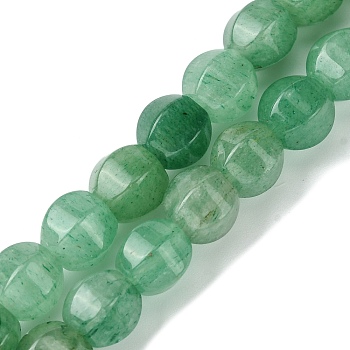 Natural Green Aventurine Beads Strands, Faceted, Round, 10mm, Hole: 1.3mm, about 40pcs/strand, 16.14~16.22''(41~41.2cm)