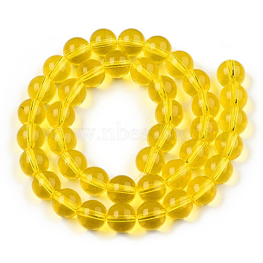 Transparent Glass Beads Strands(X-GLAA-T032-T10mm-11)-2