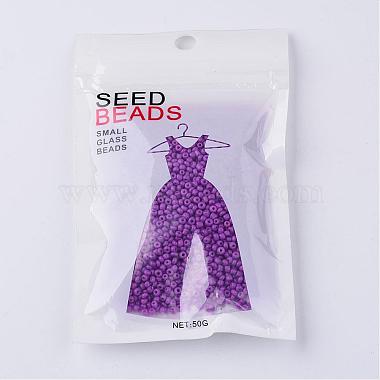 12/0 1.5~2mm Baking Paint Glass Seed Beads Loose Spacer Beads(X-SEED-S001-K11)-3