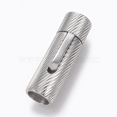 304 Stainless Steel Bayonet Clasps(STAS-O114-042A-P)-2