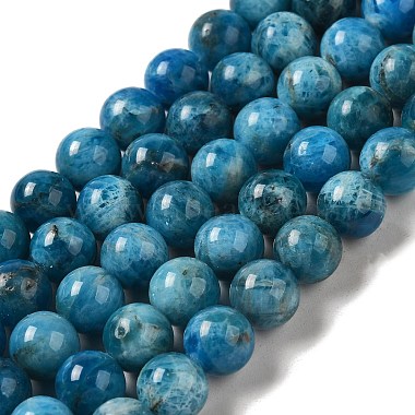 Natural Apatite Beads Strands(G-S150-18-8mm)-2