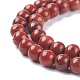 Chapelets de perles en jaspe rouge naturel(G-E375-6mm-03)-6