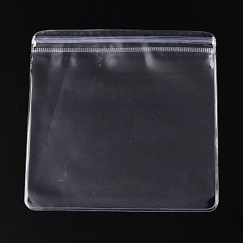 Transparent Plastic Zip Lock Bags, Self Seal Bags, Square, Clear, 12x12x0.15cm