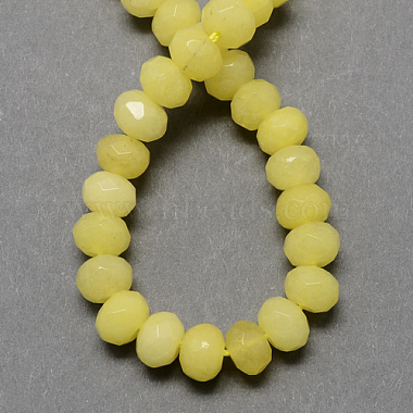 natürliche weiße Jade Perlen(X-G-R171-4x6mm-M)-3