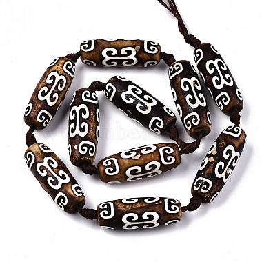 Tibetan Style dZi Beads(G-S359-255C)-2